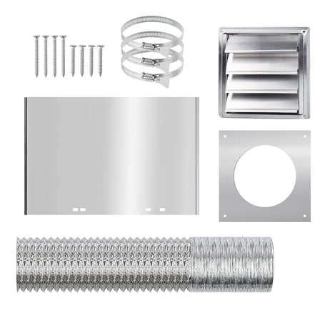 Dryer Vent Kits Dryer Vent Hose Connectors Wall Ducting Kits Easy to Use