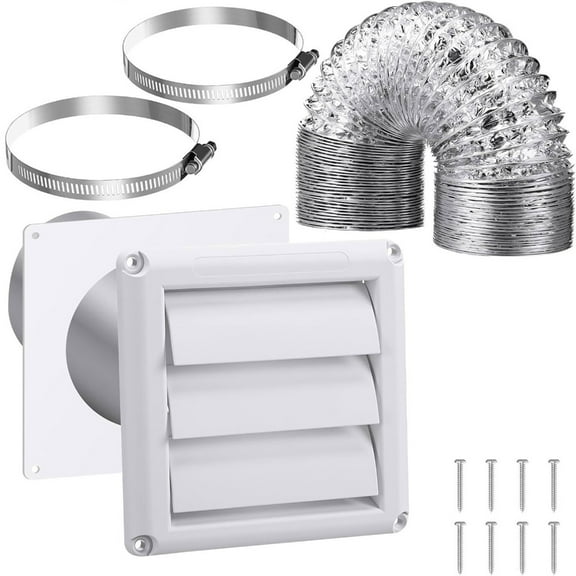 Dryer Vent Kits Dryer Vent Hose Connectors Wall Ducting Kits Easy to Use