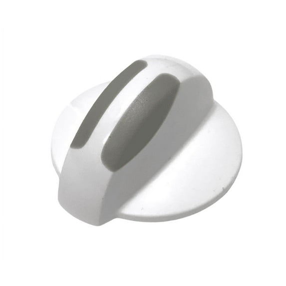 Dryer White Small Selector Knob Compatible With Frigidaire Model Numbers FER6600ES0, FER6600FS0, FERB5700DS0