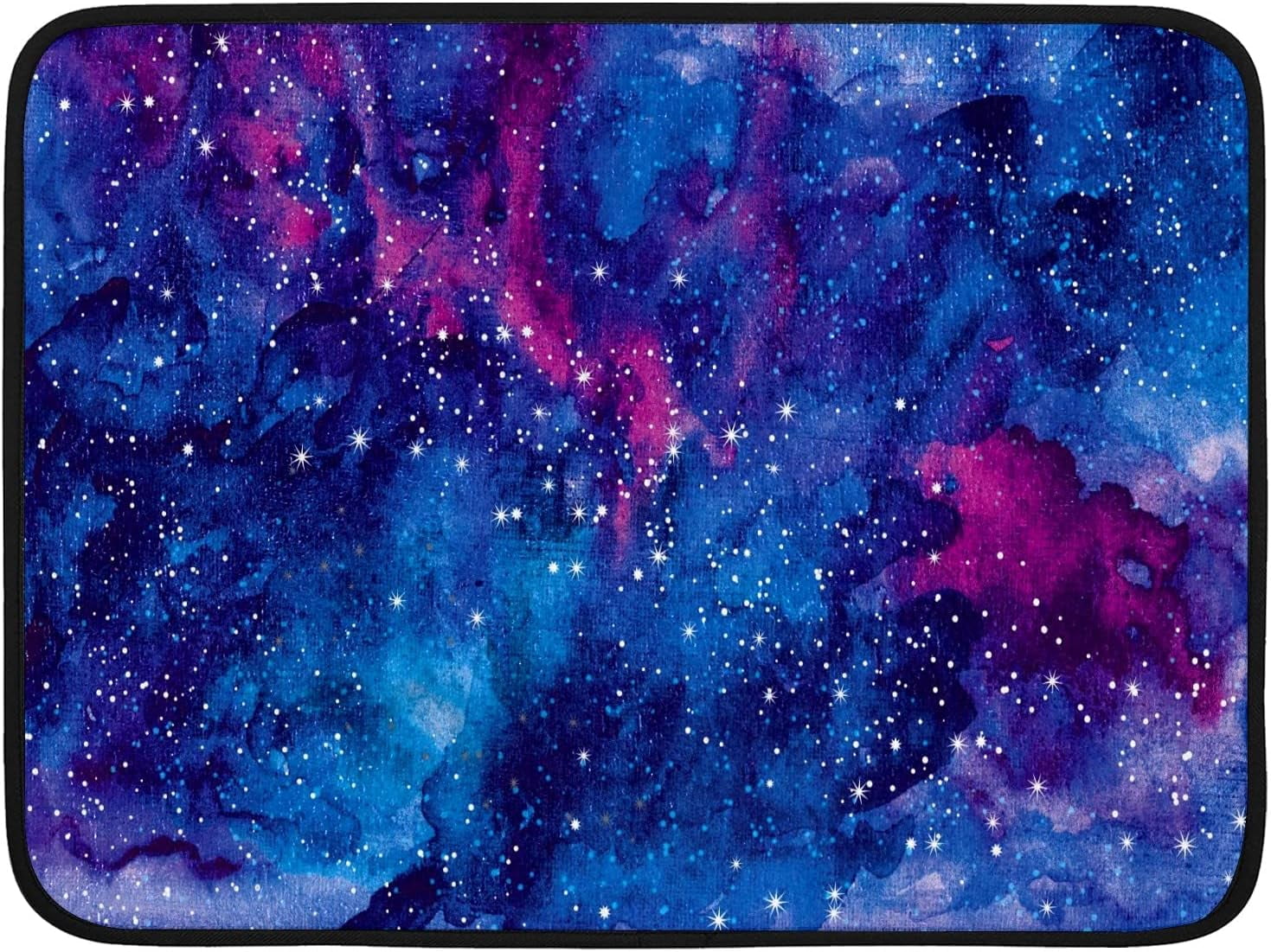 Drying Mat for Kitchen Counter Country Flowers Dish Drying Mat Dish