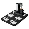 thumbnail image 1 of Drying Mat for Dishes Spooky Ghost Happy Halloween Night Coffee Bar Mat Absorbent Heat Resistant 18x24 Inch Dry Pad for Kitchen Fast Dry, 1 of 7