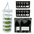 Drying Rack 6Tier + Windowed Grove Bags 1oz (10) & 1/4lb (2) Perfect