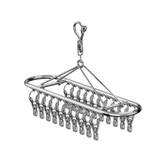 Drying Rack Clothing, Sock Hanger for Drying,Hanging Clothes Dryer Underwear Hangers Racks Laundry Herb Socks Panty Wet Bra Lingerie Delicates Foldable Small Indoor Metal