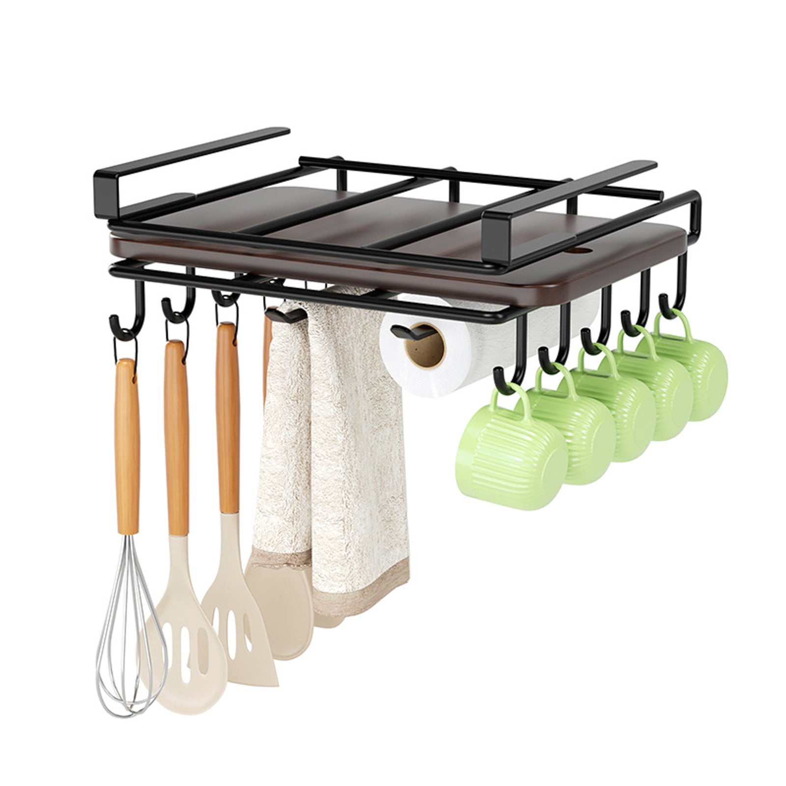 over Drying Rack Kitchen Storage Insert Frying Rack for Food Stainless Under Cabinet Hanging Shelf For Kitchen Under Cabinet Storage Shelf Kitchen Cabinet Organizer For Cabinets To Store Pot Walmart.c...