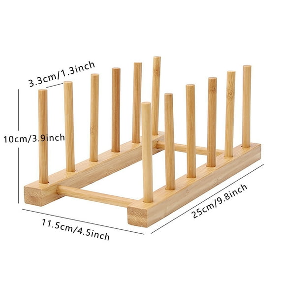 Drying Rack Kitchen, Tswift Multifunctional Bamboo Kitchen Dish D Rain Rack Tableware Storage Rack Small Dish Drying Rack Small Dish Drying Rack for Kitchen Counter Drying Dish Rack