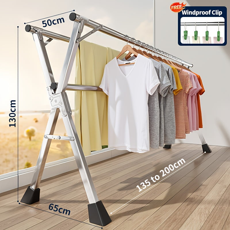 Drying Rack, Metal Drying Rack, Heavy Duty Folding Drying Rack For Home ...