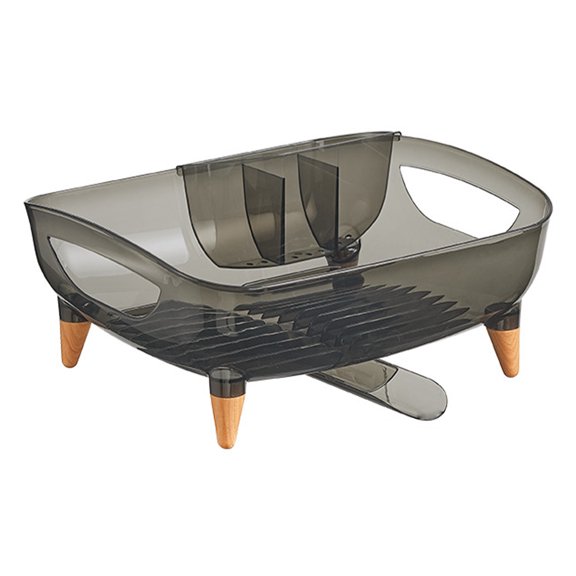 Drying Rack With Tilted Designs And Removable Utensils Holder Tableware Organizers For Countertop Or Sink