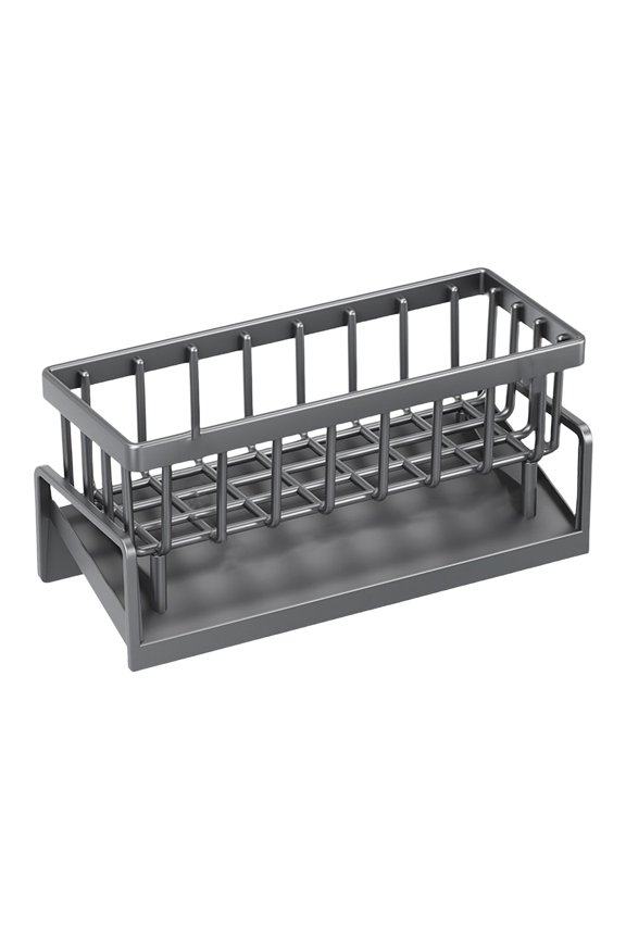 Drying Rack for Kitchen Sink Sponge Stand 23x10.7x9.4cm/9.1x4.2x3.7 Inches, Plastic Kitchen Sink Organizer Compact Storage Tool
