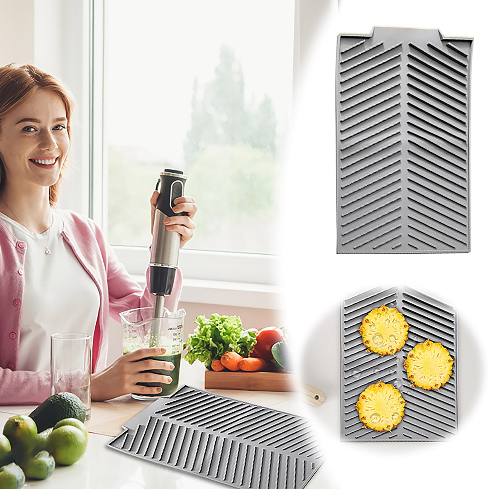 Drying Racks for Kitchen Counter Extra Large Dish Drainer Set Stainless