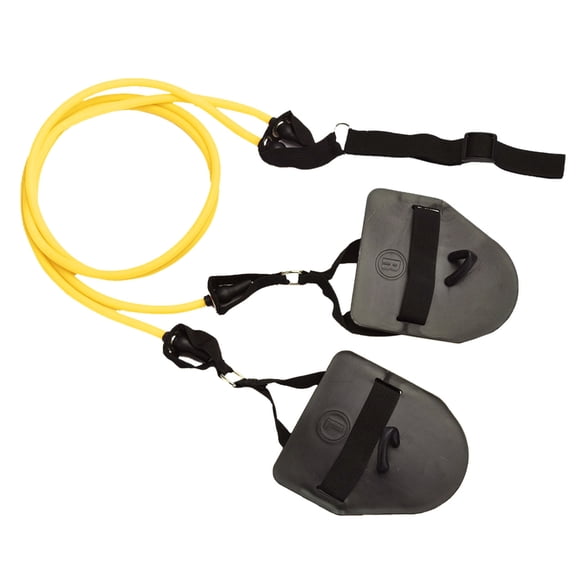 Dryland Swimming Arm Strength Trainer with Hand Paddles Yellow