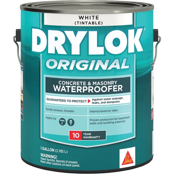 Drylok 1 Gallon Latex Base Masonry Waterproofer [Set of 2] Color: White