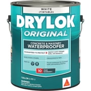 Drylok 1 Gallon Latex Base Masonry Waterproofer [Set of 2] Color White