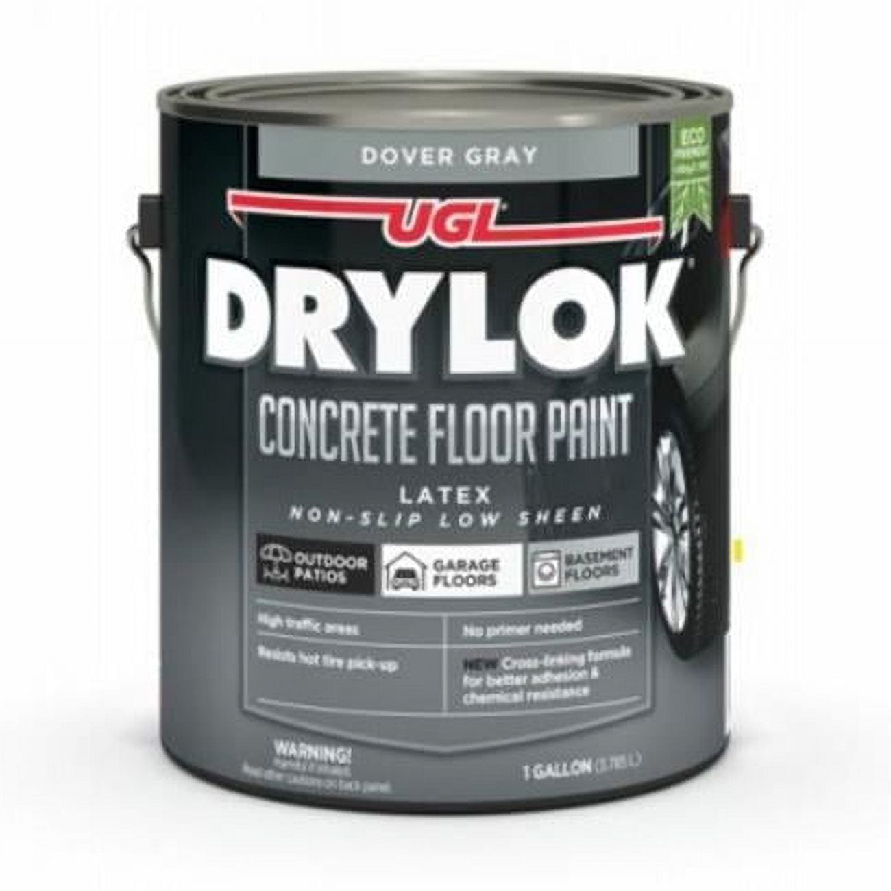 Drylok 43813 Concrete Floor Paint, Non-Slip Dark Tint Base, Gallon - Quantity 1