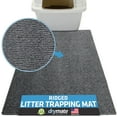 thumbnail image 1 of Drymate Cat Litter Trapping Mat, (Ridged Design), Traps Litter & Mess from Box, Soft on Kitty Paws -Absorbent/Waterproof/Urine-Proof- Machine Washable, Durable (20" x 28"), 1 of 9