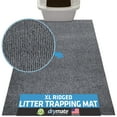 thumbnail image 1 of Drymate Cat Litter Trapping Mat, (Ridged Design), Traps Litter & Mess from Box, Soft on Kitty Paws -Absorbent/Waterproof/Urine-Proof- Machine Washable, Durable (28" x 36"), 1 of 9