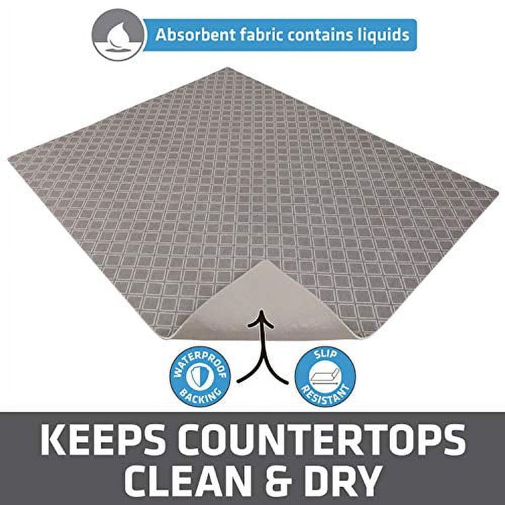 Drymate Dish Drying Mat, Premium XL Size (19" x 24"), Kitchen Dish