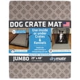 thumbnail image 1 of Drymate Dog Crate Mat Liner, Absorbs Urine, Waterproof, Non-Slip, Washable Puppy Pee Pad For Kennel Training - Use Under Pet Cage to Protect Floors, Thin Cut To Fit Design (Taupe)(29”x48”), 1 of 6