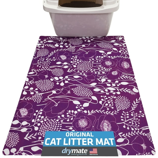Drymate Original Cat Litter Mat, Contains Mess from Box for Cleaner