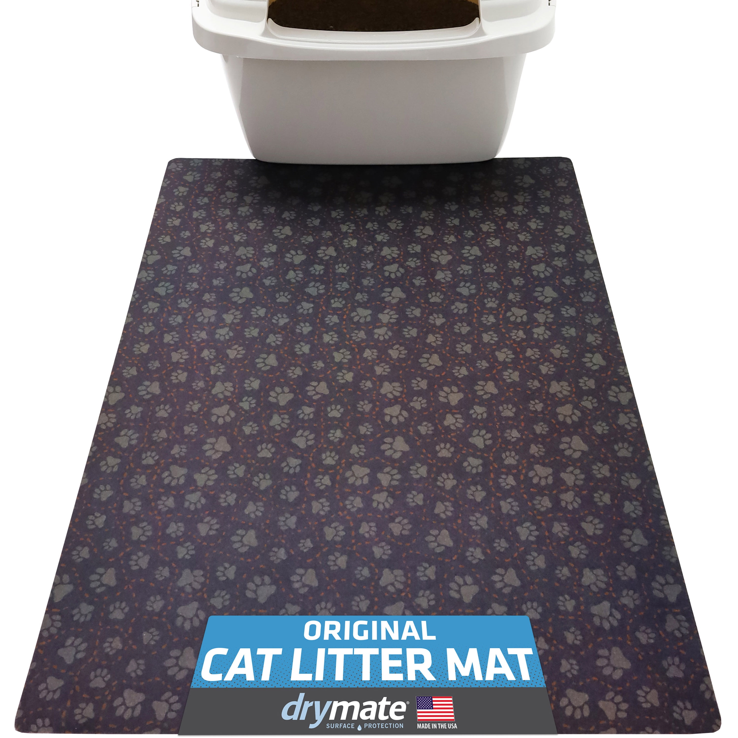 Drymate Original Cat Litter Mat, Contains Mess from Box for Cleaner