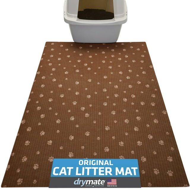 Drymate Original Cat Litter Mat, Contains Mess from Box for Cleaner