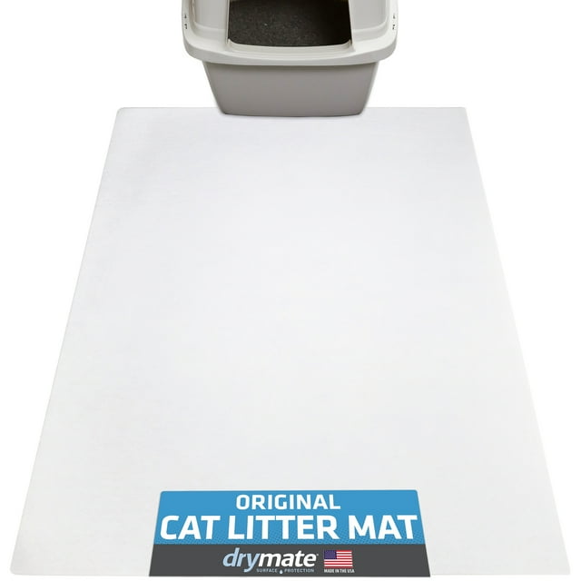 Drymate Original Cat Litter Mat, Contains Mess from Box for Cleaner