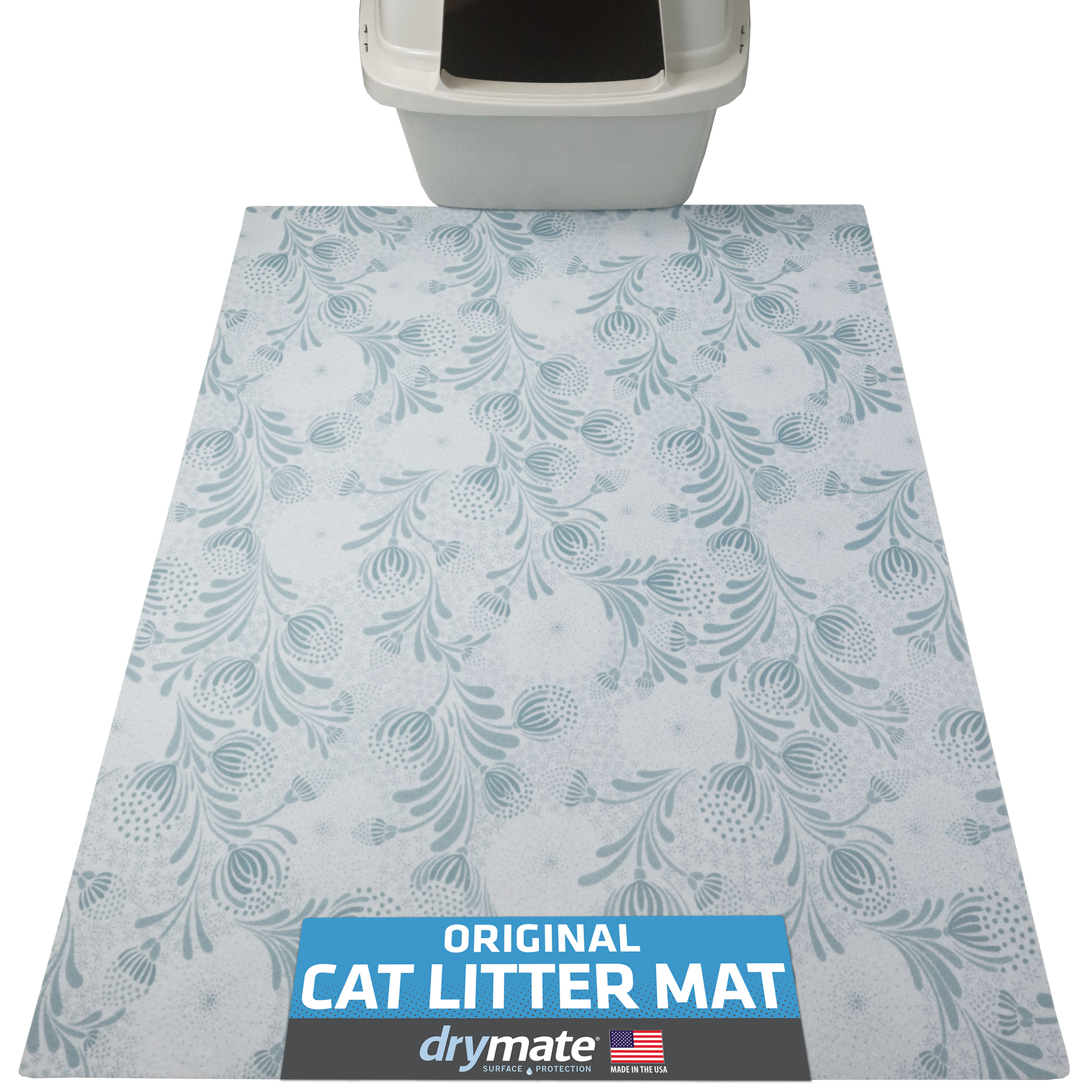 Drymate Original Cat Litter Mat, Contains Mess from Box for Cleaner