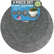 Drymate Plant Coasters, 3 Pack, Sizes 6 , 8 , 10  Round