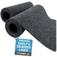 thumbnail image 1 of Drymate Premium Luxury Shelf & Drawer Liner, Thick Cushioned Fabric, Non-Adhesive, Absorbent, Waterproof, Slip-Resistant, Liners for Kitchen Cabinets, Cupboards (11”x50”)(2-Pack)(Charcoal), 1 of 7