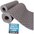 thumbnail image 1 of Drymate Premium Luxury Shelf & Drawer Liner, Thick Cushioned Fabric, Non-Adhesive, Absorbent, Waterproof, Slip-Resistant, Liners for Kitchen Cabinets, Cupboards (USA Made)(12”x59”)(2-Pack)(Taupe), 1 of 9