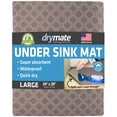 thumbnail image 1 of Drymate Under Sink Mat, Waterproof Cabinet Protection Mats for Kitchen & Bathroom, Absorbent Shelf Liners, Slip-Resistant, Non-Adhesive, Machine Washable, Durable (USA Made)(24”x29”)(Taupe), 1 of 8