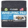 thumbnail image 1 of Drymate Whelping Box Liner Mat, Washable and Reusable Dog Puppy Pee Pad, Absorbent, Waterproof, Durable, Can Be Cut to Fit (48" x 50"), 1 of 7