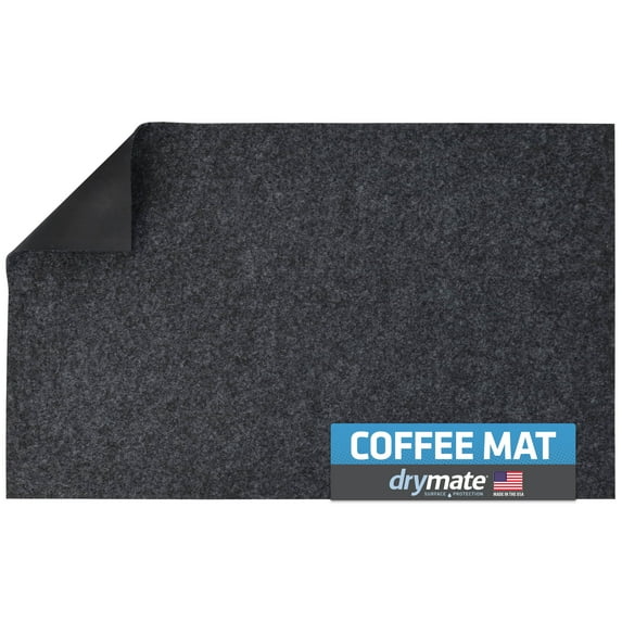 Drymate XL Dish Drying Mat, Oversized (19”x24”), Low-Profile, Super Absorbent, Quick Dry Fabric, Waterproof & Slip-Resistant, for Kitchen Counter, Trimmable, Easy to Clean (USA Made)(White)