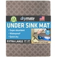 thumbnail image 1 of Drymate XL Under Sink Mat, Waterproof Cabinet Protection Mats for Kitchen & Bathroom, Absorbent Shelf Liners, Slip-Resistant, Non-Adhesive, Machine Washable, Durable (USA Made)(24”x59”)(Taupe), 1 of 8