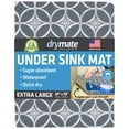 thumbnail image 1 of Drymate XL Under Sink Mat, Waterproof Cabinet Protection Mats for Kitchen & Bathroom, Absorbent Shelf Liners, Slip-Resistant, Non-Adhesive, Machine Washable, Durable (USA Made)(24”x59”)(Indigo Grey), 1 of 8