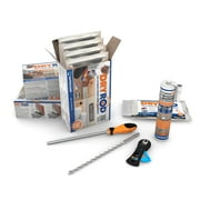 Dryrod Damp Proofing Rods DPC Kit Treats 59ft 9 Wall - 20+ Years DIY Rising Damp Treatment Clear