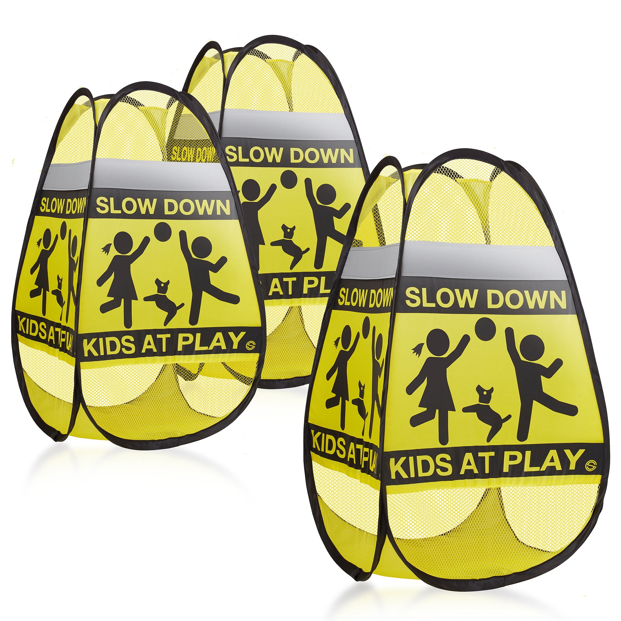 Dryser 3-Pack Caution Slow Down Kids at Play Safety Signs with ...