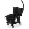 thumbnail image 1 of Dryser Commercial Mop Bucket with Side Press Wringer, 26 Quart, Black, 1 of 7