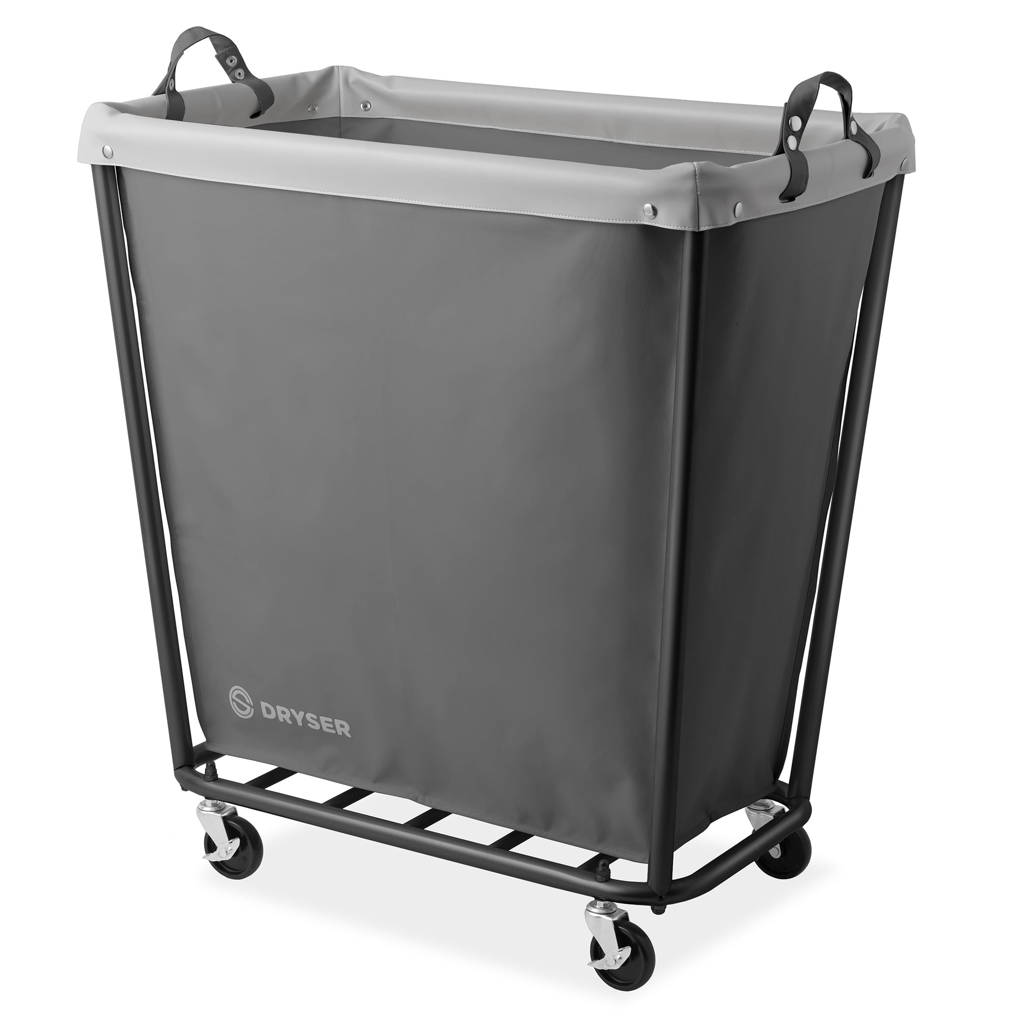 Dryser Large Commercial Heavy-Duty Rolling Laundry Hamper on Wheels ...