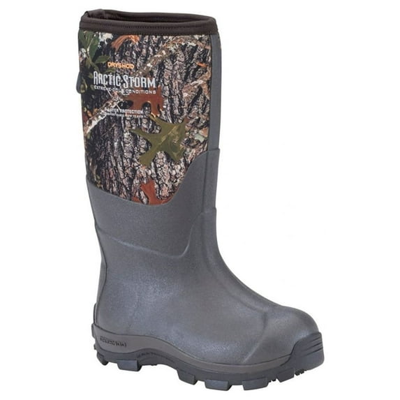 Dryshod Boy's Arctic Storm Extreme-Cold Conditions Winter Boot Snow ONE SIZE BLACK/CAMO