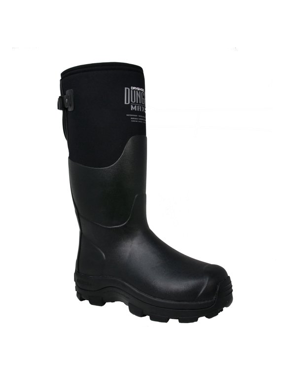 Men's Dungho Max Gusset Hi Cut Black/Grey Boot in Size 10