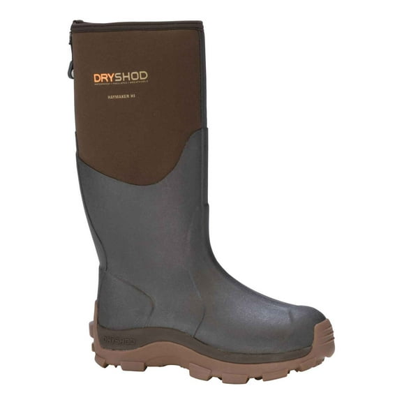 Dryshod Haymaker Hi Cut Work Boot Brown Peanut Size 11 HAY-MH-BR-11