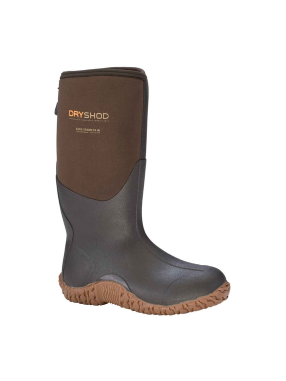 Men's Barnstormer Hi Cut Farm & Ranch Brown/Peanut Boots, BSM-MH-BR