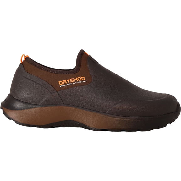 Dryshod Evalusion All Around Men's Waterproof Shoes, Brown, Size 8, Lightweight Outsole, Breathable Lining, Easy On/Off (EVA-MS-BR-M08)