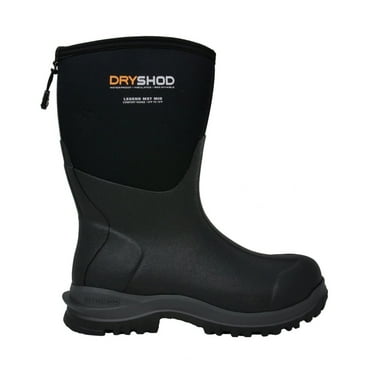 Dryshod Men's Legend MXT Mid Cut Black/Neon Boot in Size 8