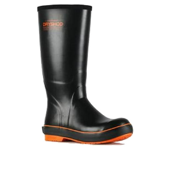Dryshod Men's Seamonster Hi Cut Black/Orange Boot in Size 10