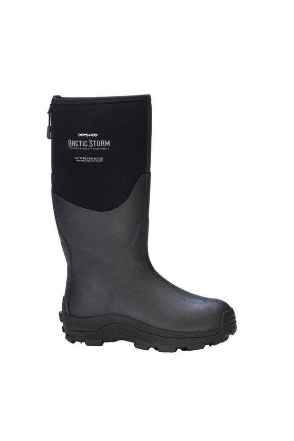 Mens Arctic Storm Waterproof Winter Boot Black Grey ARS-MH-BK One Size