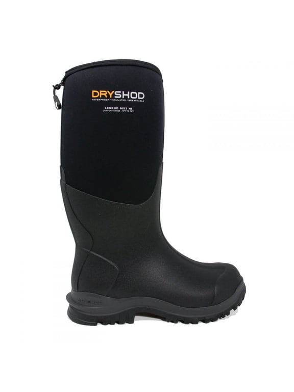 Mens Legend MXT Hi Adventure Pull On Boot Black LGX-MH-BK One Size