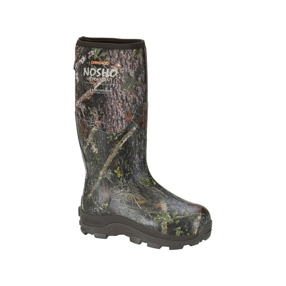 Dryshod Men's NoSho Ultra Hunt Waterproof Insulated Hunting Boots Densoprene Camo 10 D