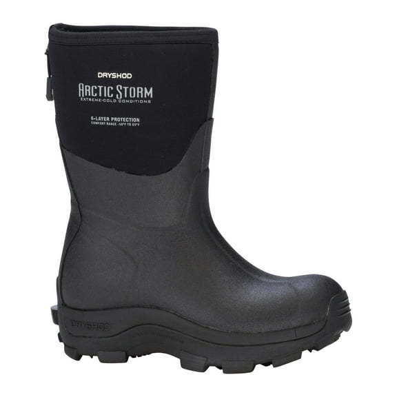 Dryshod Arctic Storm Mid Winter Boot - Women's, Black/Grey, 6