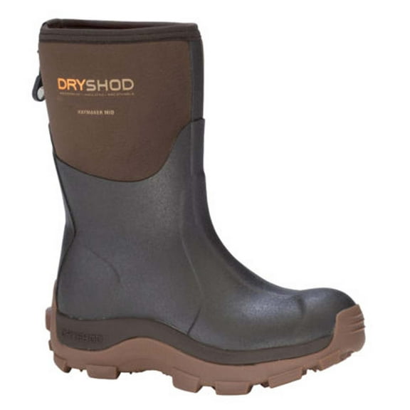 Dryshod Women's Haymaker Mid Cut Brown Boot in Size 8